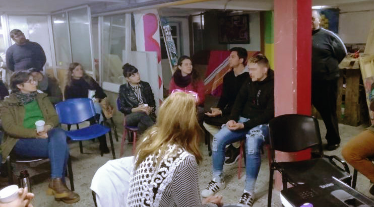 Reunión con los jóvenes