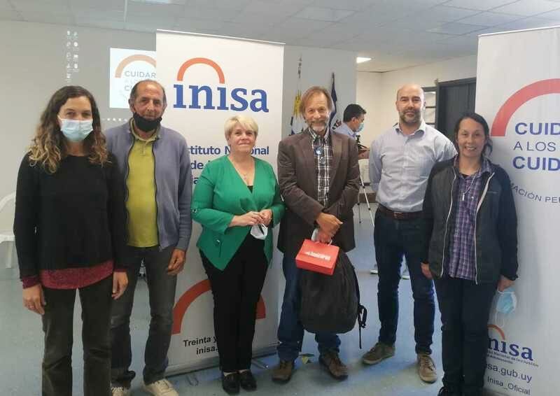 Barbeito y representantes de la de Intervención en Consumo Problemático de Drogas