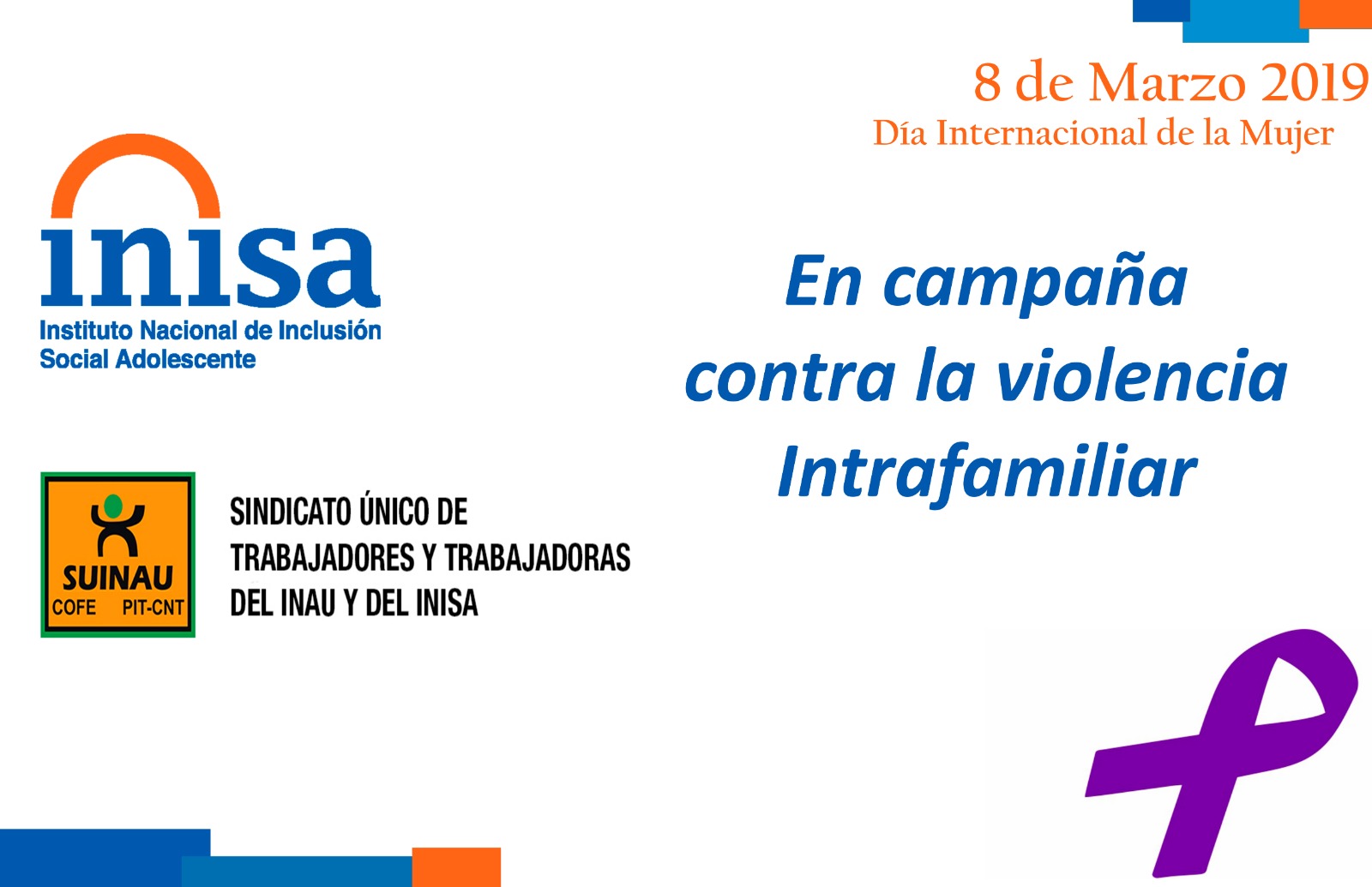 Afiche contra la violencia intrafamiliar