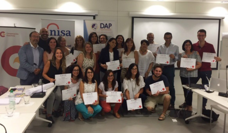 Entrega de diplomas.