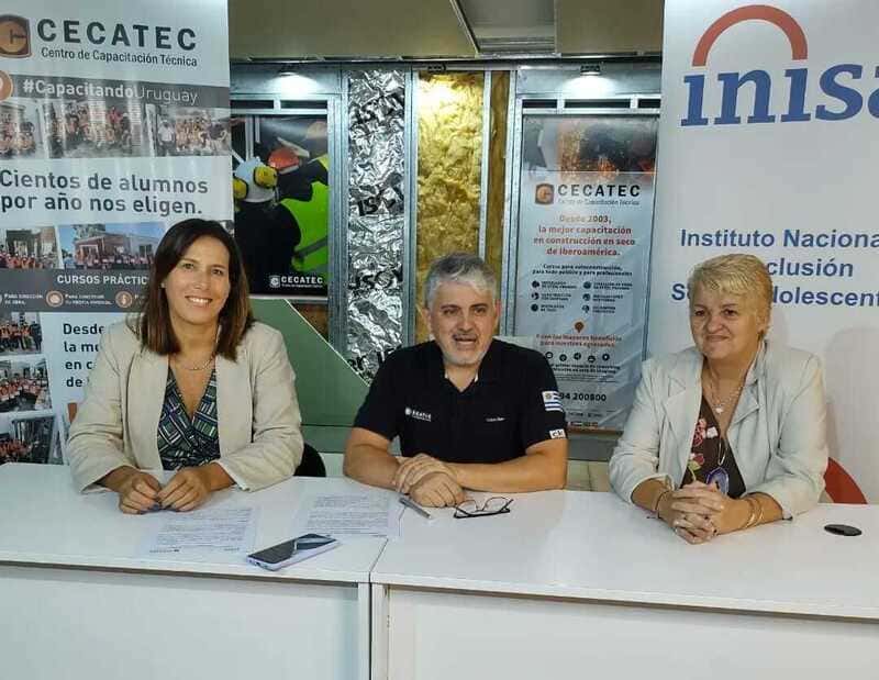 Presidente de Olivera, Liber trindade y directora Pérez