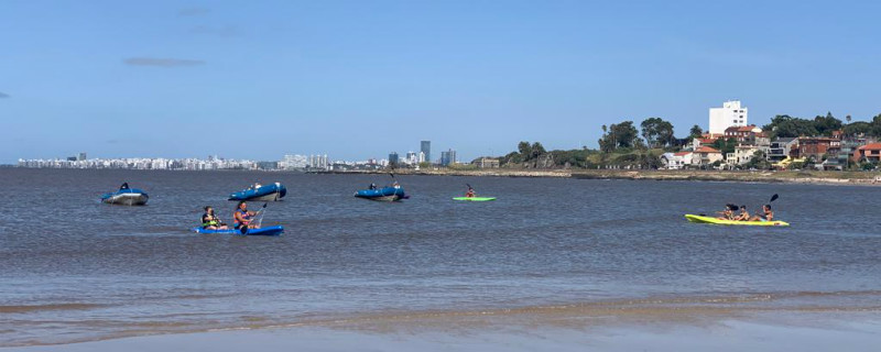 Escuela de canotaje para adolescentes de Inisa.
