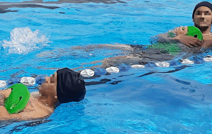 Actividades de verano en piscina de Plaza Pando.