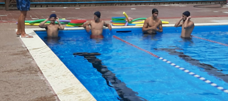 Actividades de verano en piscina de Plaza Pando.